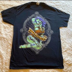 Pinup Zombie T-shirt